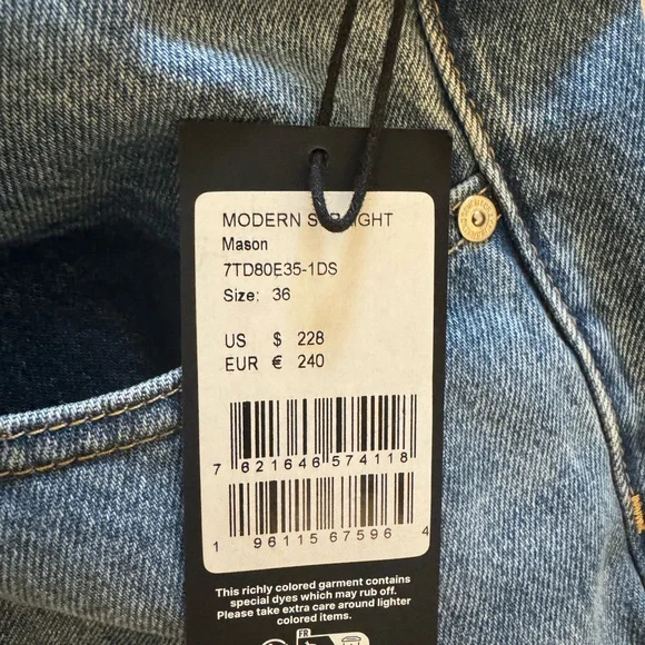 7 For All Mankind Men's Modern FitJeans